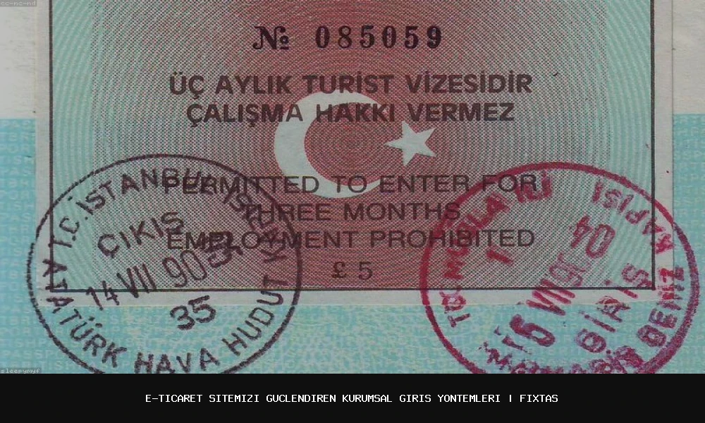 E-Ticaret Sitemizi Güçlendiren Kurumsal Giriş Yöntemleri